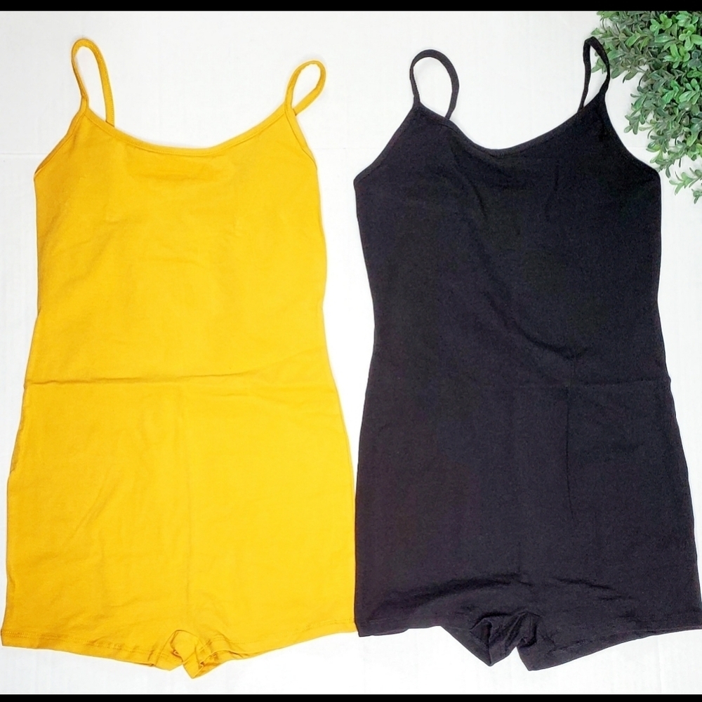 Brand New Sleeveless Romper (Black)